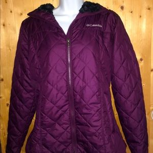 Columbia Hooded Quilted Jacket